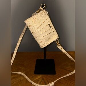 Brahmin Mini Croc Embossed Crossbody Bag